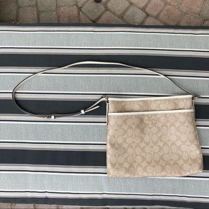 Tan Coach Crossbody Bag